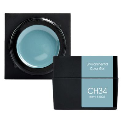 Gel color Canni Mud, albastru sidefat, 5 ml, CH34