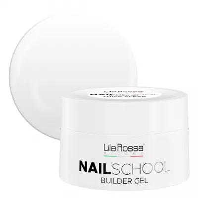 Gel de constructie Lila Rossa NailSchool, 100 g, Thick Clear