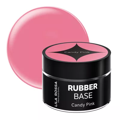 Gel de baza Lila Rossa, Rubber Base, Candy Pink, 15 g