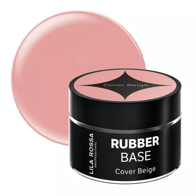 Gel de baza Lila Rossa Rubber Base Cover Beige 15 g