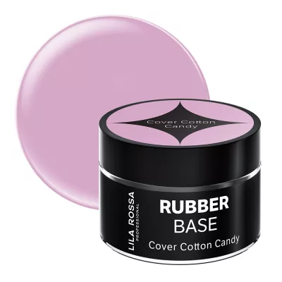 Gel de baza Lila Rossa Rubber Base  Cover Cotton Candy 15 g
