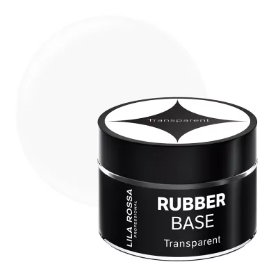Gel de baza Lila Rossa Rubber Base Transparent  15 g