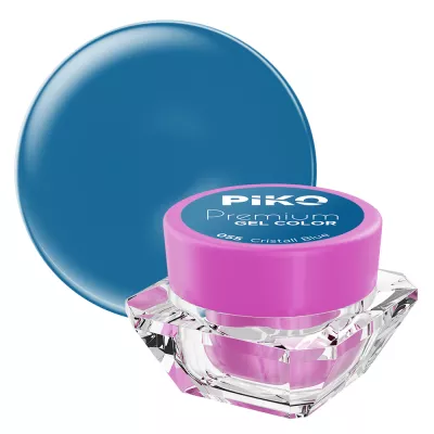 Gel UV color Piko, Premium, 055 Cristall Blue, 5 g