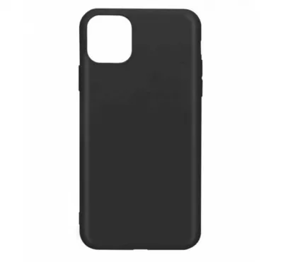 Husa  de prodectie Loomax, pentru iPhone 11 Pro Max, Silicon Subtire, Neagra