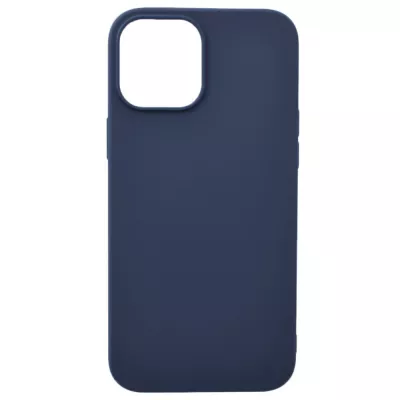Husa de protectie Loomax, pentru iPhone 12 Mini, silicon subtire, albastra