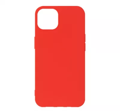 Husa de protectie Loomax, iPhone 13, silicon subtire, rosie