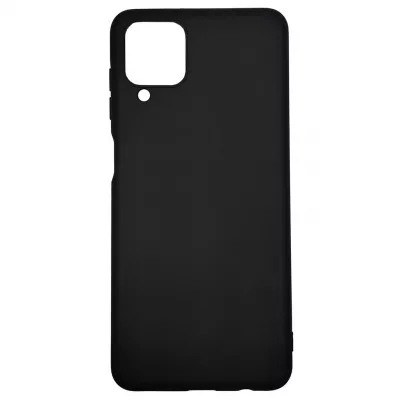 Husa de protectie Loomax, pentru Samsung Galaxy A12, silicon subtire, negru
