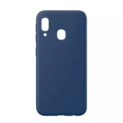 Husa de protectie Loomax, pentru Samsung Galaxy A20E, silicon subtire, albastru