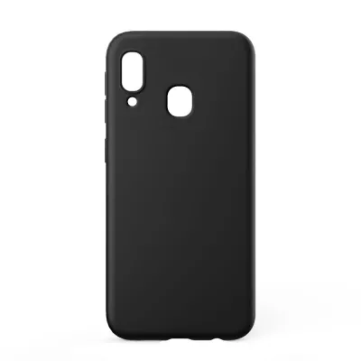 Husa de protectie Loomax, pentru Samsung Galaxy A20E, silicon subtire, negru