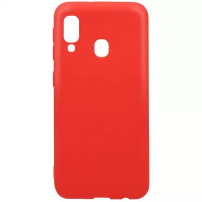 Husa de protectie Loomax, pentru Samsung Galaxy A20E, silicon subtire, rosu