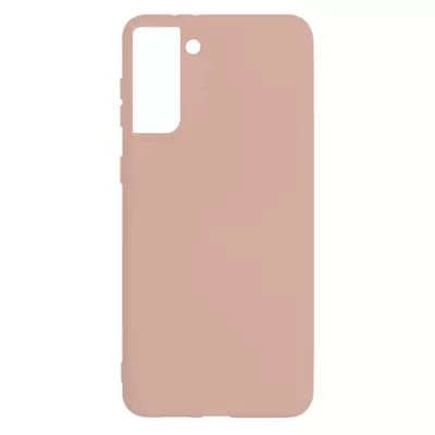 Husa de protectie Loomax, Samsung Galaxy S21 Plus, silicon subtire, bej