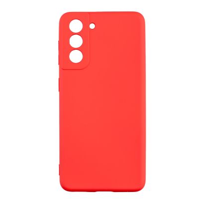 Husa de protectie Loomax pentru Samsung S21, Silicon Subtire, rosie