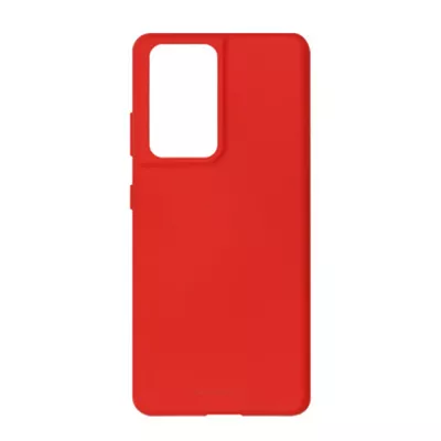 Husa de protectie Loomax pentru Samsung S21 Ultra, Silicon Subtire, Rosie