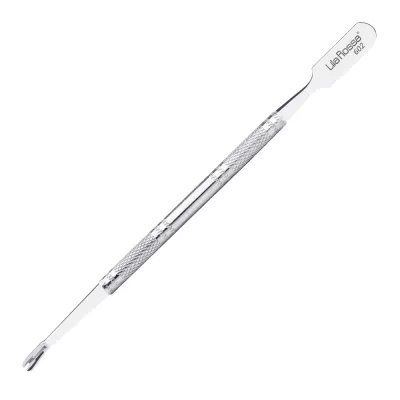 Instrument pentru indepartarea cuticulei, Lila Rossa Smart, cu 2 capete, din otel inoxidabil, lrs-601