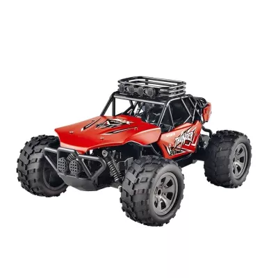 Masina off-road Karemi pentru copii, cu telecomanda, rosie, 24 x 15.5 x 10.5 cm
