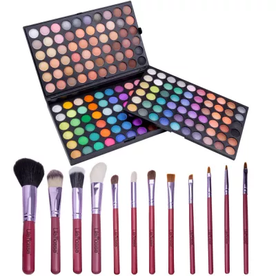 Kit makeup trusa 180-2 si pensule set 12