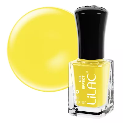Lac de unghii Lilac, Gel Effect, 6 g, Yellow