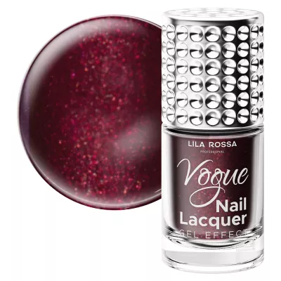 Lac de unghii, Lila Rossa, Vogue, gel effect, 10 ml,  Fairy Dust