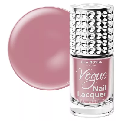 Lac de unghii, Lila Rossa, Vogue, gel effect, 10 ml, Baronesse