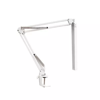 Lampa profesionala LED pentru masa, ajustabila, cu suport de prindere, alb