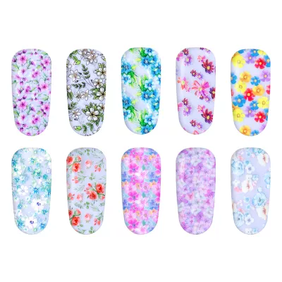 Set folii de transfer Lila Rossa, Spring Collection, 10 buc