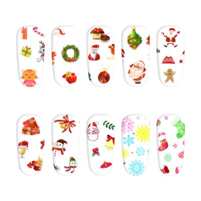 Set folii de transfer Lila Rossa, Christmas Day Collection, 10 buc