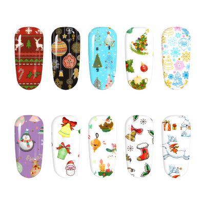 Set folii de transfer Lila Rossa, Christmas Night Collection, 10 buc