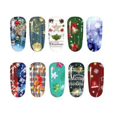 Set folii de transfer Lila Rossa, Magic Winter Collection, 10 buc
