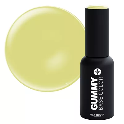 Gummy Base Color, Soft Yellow, Lila Rossa, 7 ml