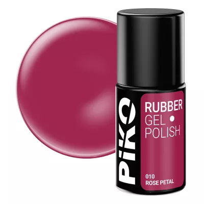 Oja semipermanenta Piko, Rubber, 7ml, 010 Rose Petal