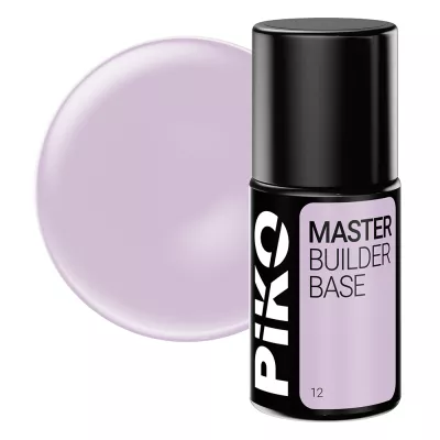 Baza de unghii Piko, Master Builder, 7g, 12 Milky Purple
