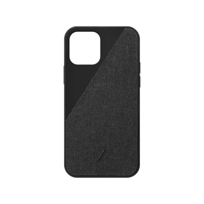 Husa telefon Native Union, Clic Canvas - iPhone 12 mini, black