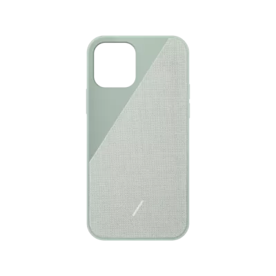 Husa telefon Native Union, Clic Canvas - iPhone 12 mini, sage