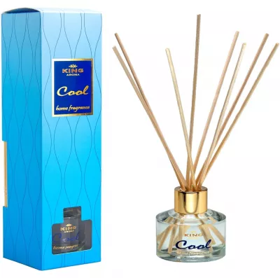 Odorizant cu betisoare de ratan, King Aroma, Cool, 50 ml