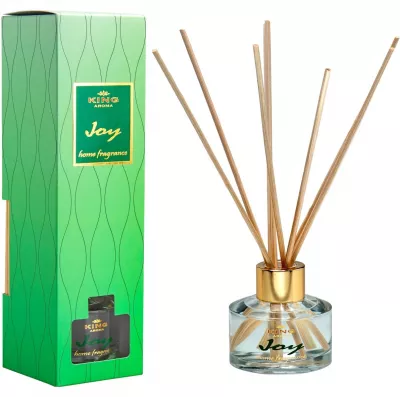 Odorizant cu betisoare de ratan, King Aroma, Joy, 50 ml