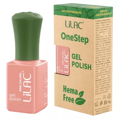 Oja semipermanenta Lilac OneStep Hema Free Nude 016