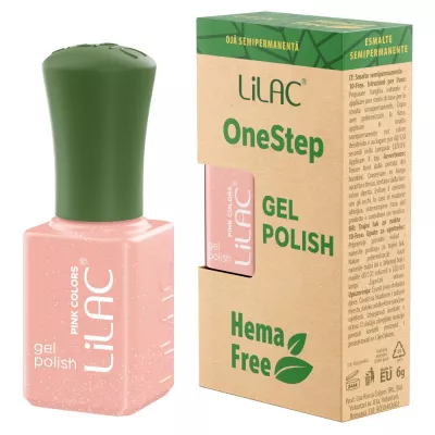 Oja semipermanenta Lilac OneStep Hema Free Nude 017