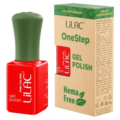 Oja semipermanenta Lilac OneStep Hema Free Red 021