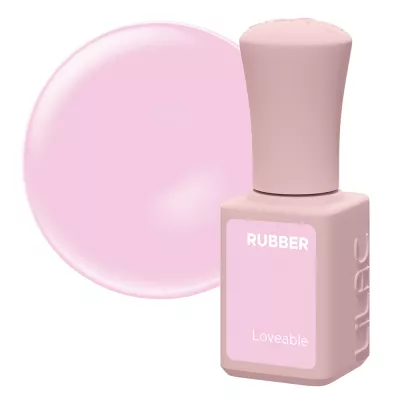 Oja semipermanenta Lilac Rubber Loveable 6 g