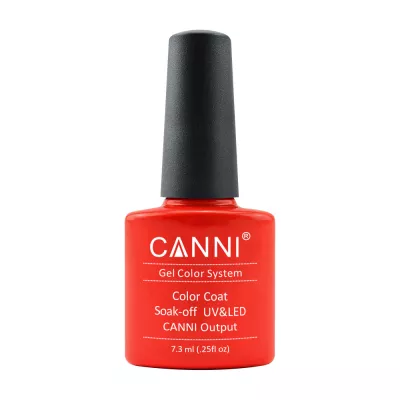 Oja semipermanenta, Canni, 034 orange red, 7.3 ml