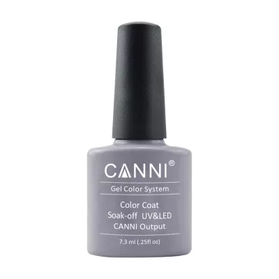 Oja semipermanenta, Canni, 075 dark gray, 7.3 ml
