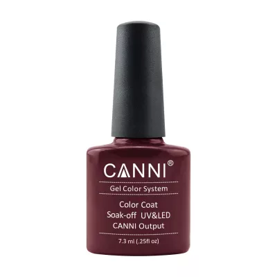 Oja semipermanenta, Canni, 102 dark red, 7.3 ml
