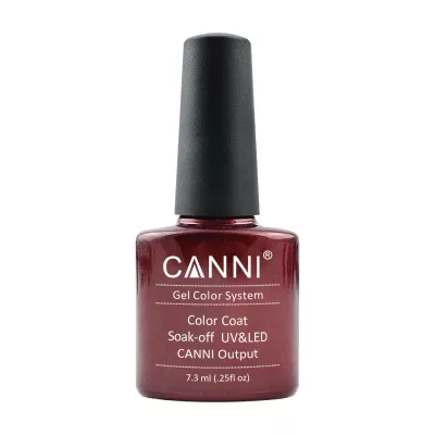 Oja semipermanenta, Canni, 123 dark red, 7.3 ml