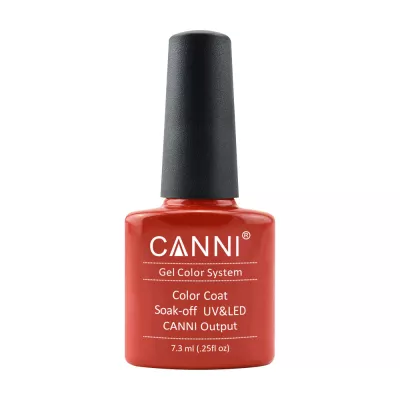 Oja semipermanenta, Canni, 137 orange red, 7.3 ml