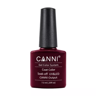 Oja semipermanenta, Canni, 257 dark red, 7.3 ml