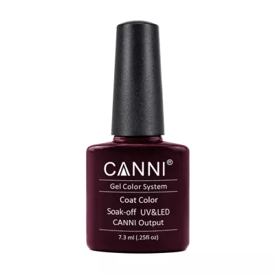 Oja semipermanenta, Canni, 258 dark red, 7.3 ml