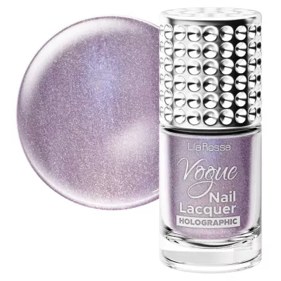 Lac de unghii, Lila Rossa, Vogue, Holographic, 10 ml, Sibelle