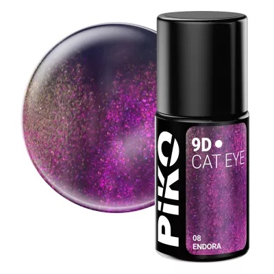 Oja semipermanenta Piko, 9D Cat Eye, 7 g, 08 Endora