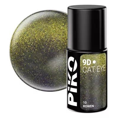 Oja semipermanenta Piko, 9D Cat Eye, 7 g, 10 Rowen