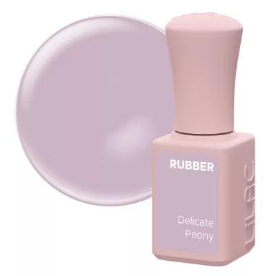 Oja semipermanenta Lilac Rubber Delicate Peony 6 g
